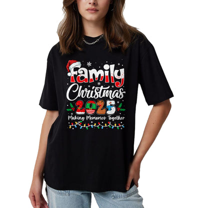 Family Christmas 2025 Matching Outfit Xmas Squad Santa T-Shirt - Christmas Unisex T-Shirt/Hoodie/Sweatshirt - NGHL00