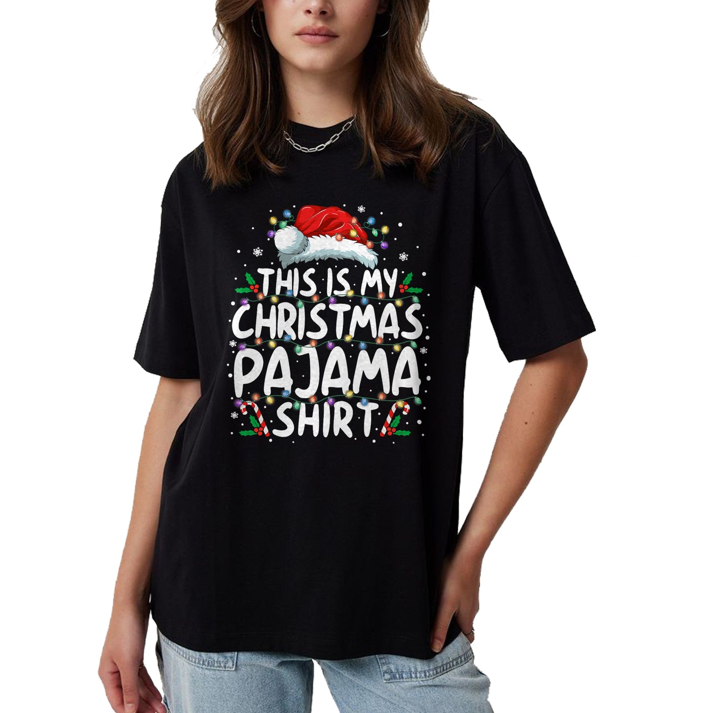 This Is My Christmas Pajama Shirt Funny Xmas PJs Men Women T-Shirt - Christmas Unisex T-Shirt/Hoodie/Sweatshirt - NGHL00