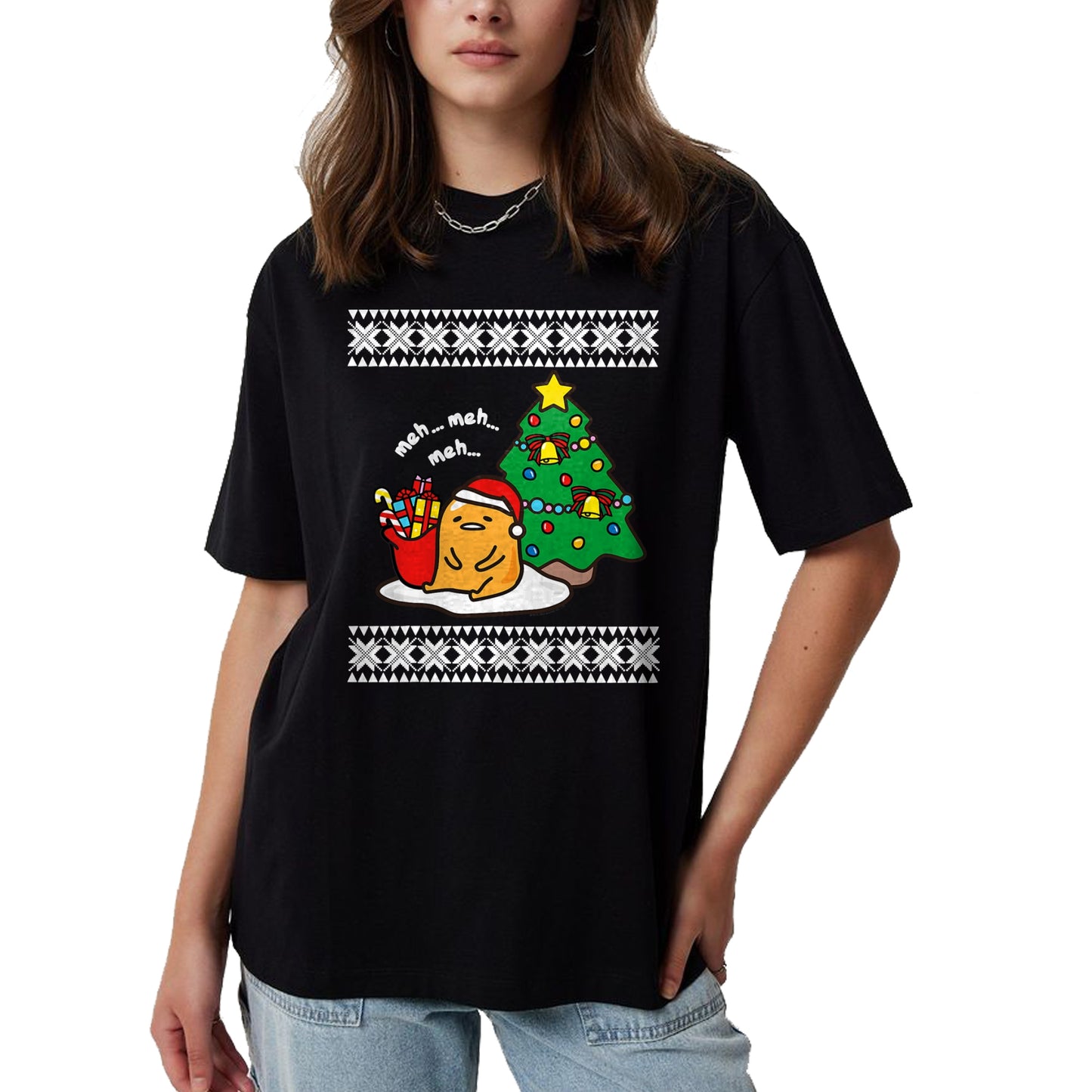 Gudetama Ugly Christmas T-Shirt - Christmas Unisex T-Shirt/Hoodie/Sweatshirt - NGHL00
