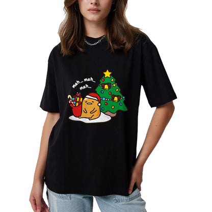 Gudetama Christmas Tree Hoodie Sweatshirt Pullover Hoodie - Christmas Unisex T-Shirt/Hoodie/Sweatshirt - NGHL00