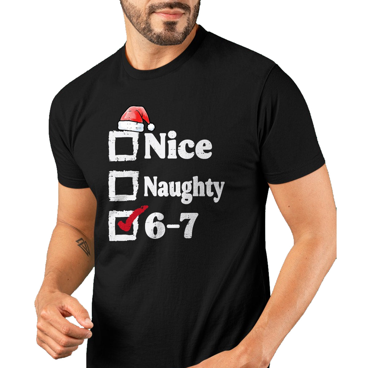 Nice Naughty 6 7 Meme 67 Christmas Six Seven Xmas Boys Kids T-Shirt - Christmas Unisex T-Shirt/Hoodie/Sweatshirt - NGHL00