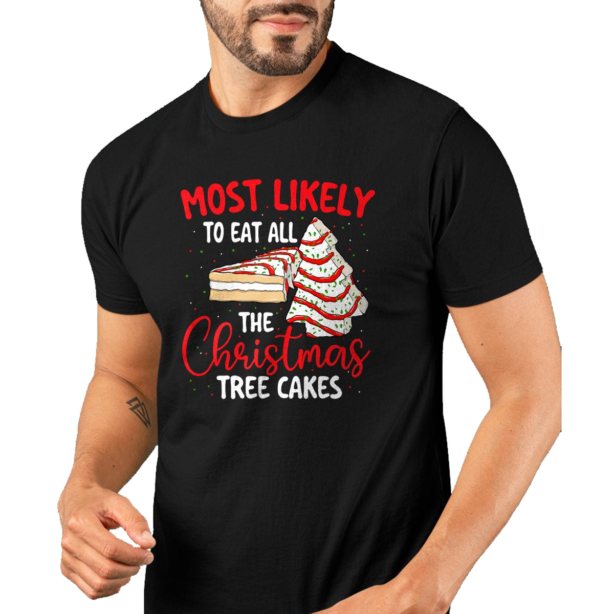 Most Likely To Eat All The Christmas Tree Cakes - Xmas Squad T-Shirt - Christmas Unisex T-Shirt/Hoodie/Sweatshirt - NGHL00