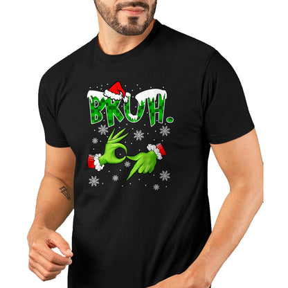 Bruh 67 Six Seven 6 7 Meme Christmas Funny Gen Alpha Slang T-Shirt  - Christmas Unisex T-Shirt/Hoodie/Sweatshirt - NGHL00
