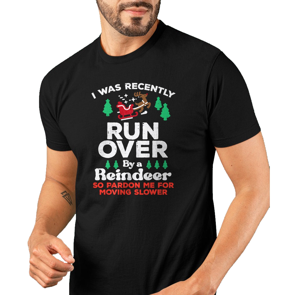 Christmas Runover By Reindeer Funny Xmas Women Men Kids T-Shirt - Christmas Unisex T-Shirt/Hoodie/Sweatshirt - NGHL00
