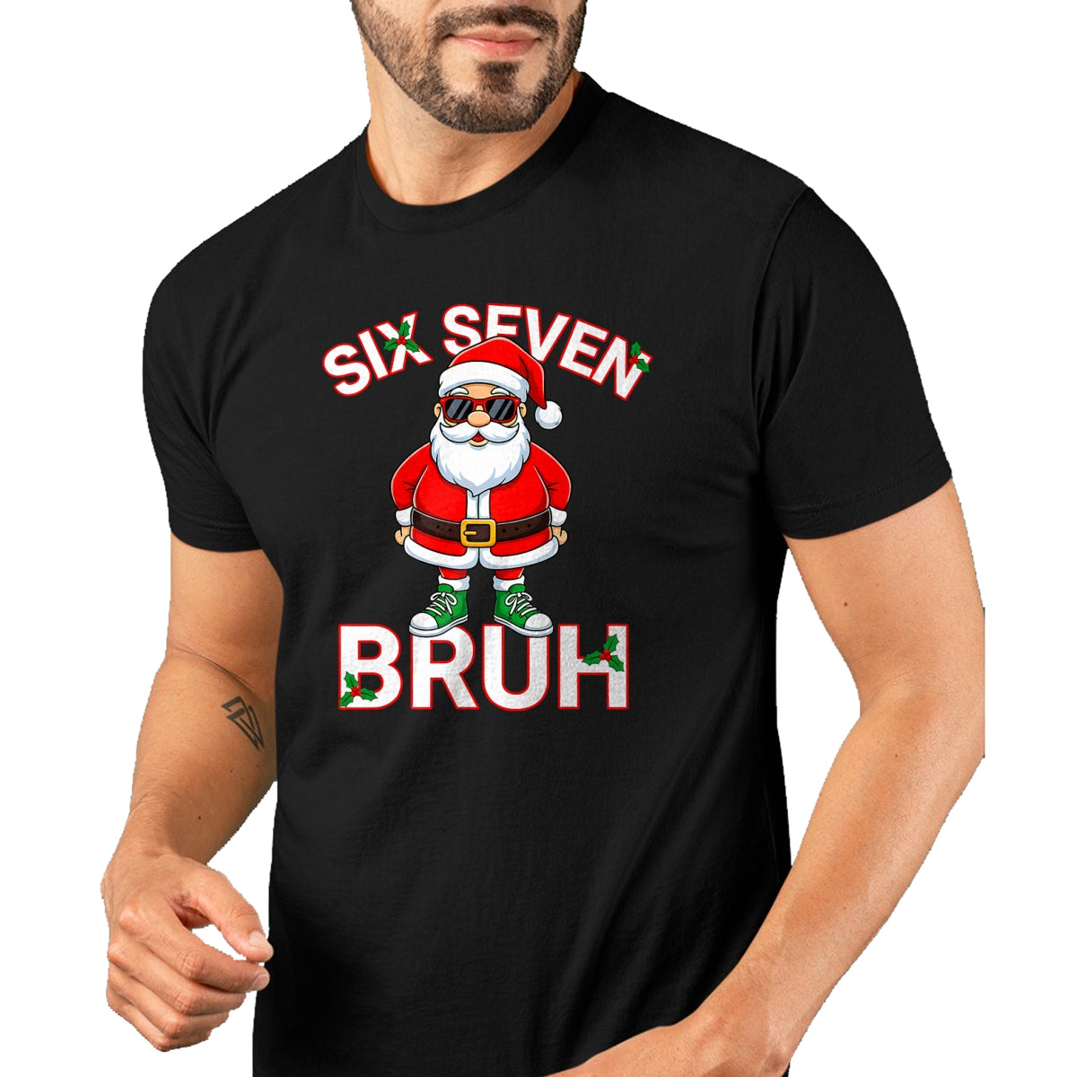 Funny 67 Six Seven Christmas Bruh Santa T-Shirt - Christmas Unisex T-Shirt/Hoodie/Sweatshirt - NGHL00