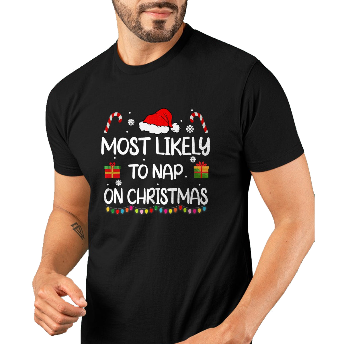 Most Likely To Nap On Christmas family funny matching T-Shirt - Christmas Unisex T-Shirt/Hoodie/Sweatshirt - NGHL00