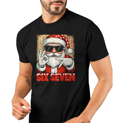 Funny Six Seven Meme Christmas Cool Santa Saying 6 7 T-Shirt - Christmas Unisex T-Shirt/Hoodie/Sweatshirt - NGHL00