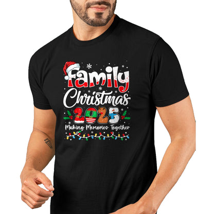 Family Christmas 2025 Matching Outfit Xmas Squad Santa T-Shirt - Christmas Unisex T-Shirt/Hoodie/Sweatshirt - NGHL00