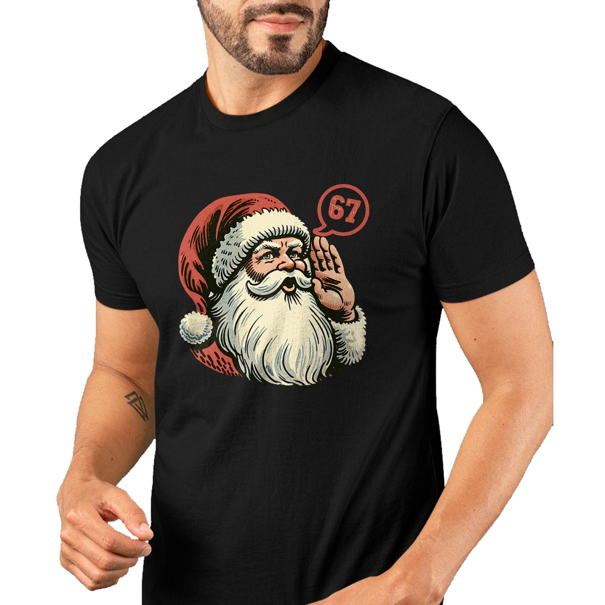 67 Christmas Funny Six Seven Meme Brainrot Santa Claus Boys T-Shirt - Christmas Unisex T-Shirt/Hoodie/Sweatshirt - NGHL00