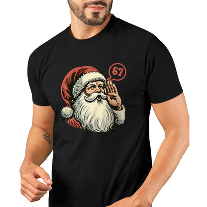 67 Christmas Funny Six Seven Meme Brainrot Santa Claus Boys T-Shirt - Christmas Unisex T-Shirt/Hoodie/Sweatshirt - NGHL00
