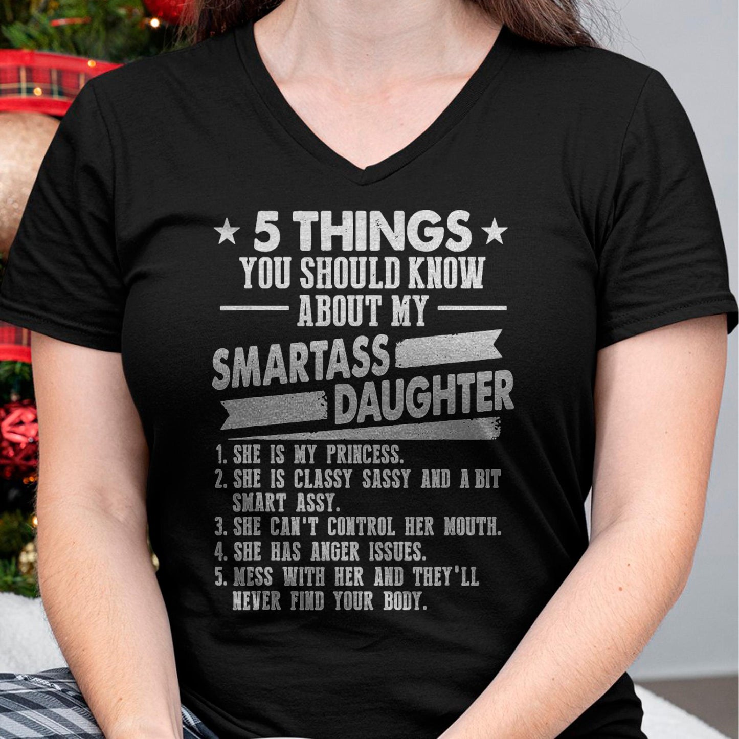 5 Things You Should Know About My Smartass Daughter - Gift for Daughter from Mom - NGHL00