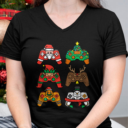 Christmas Gamer Controller Xmas Gaming T-Shirt - Christmas Unisex T-Shirt/Hoodie/Sweatshirt - NGHL00
