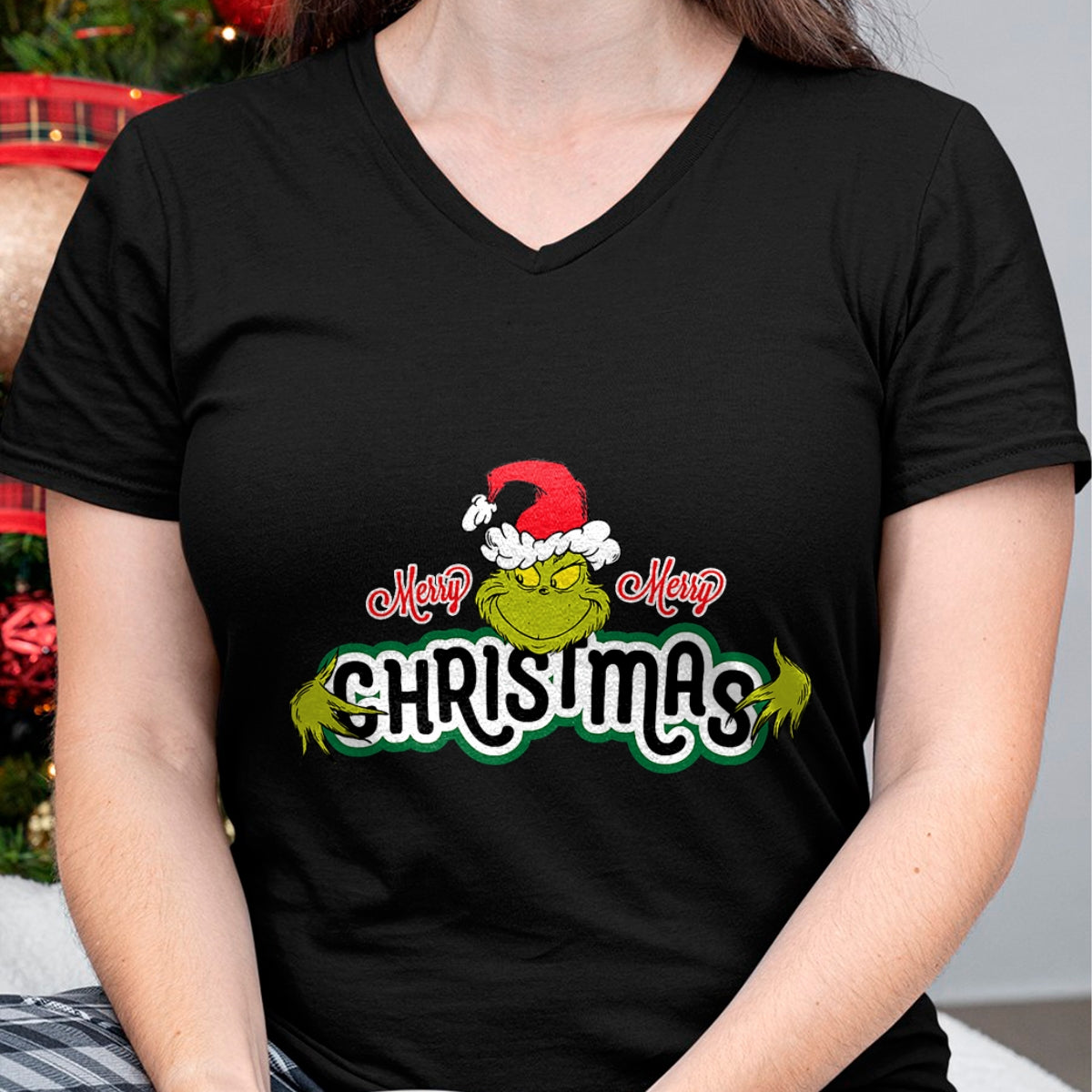 Dr. Seuss Grinch Hugs Christmas Short Sleeve T-shirt - Christmas Unisex T-Shirt/Hoodie/Sweatshirt - NGHL00