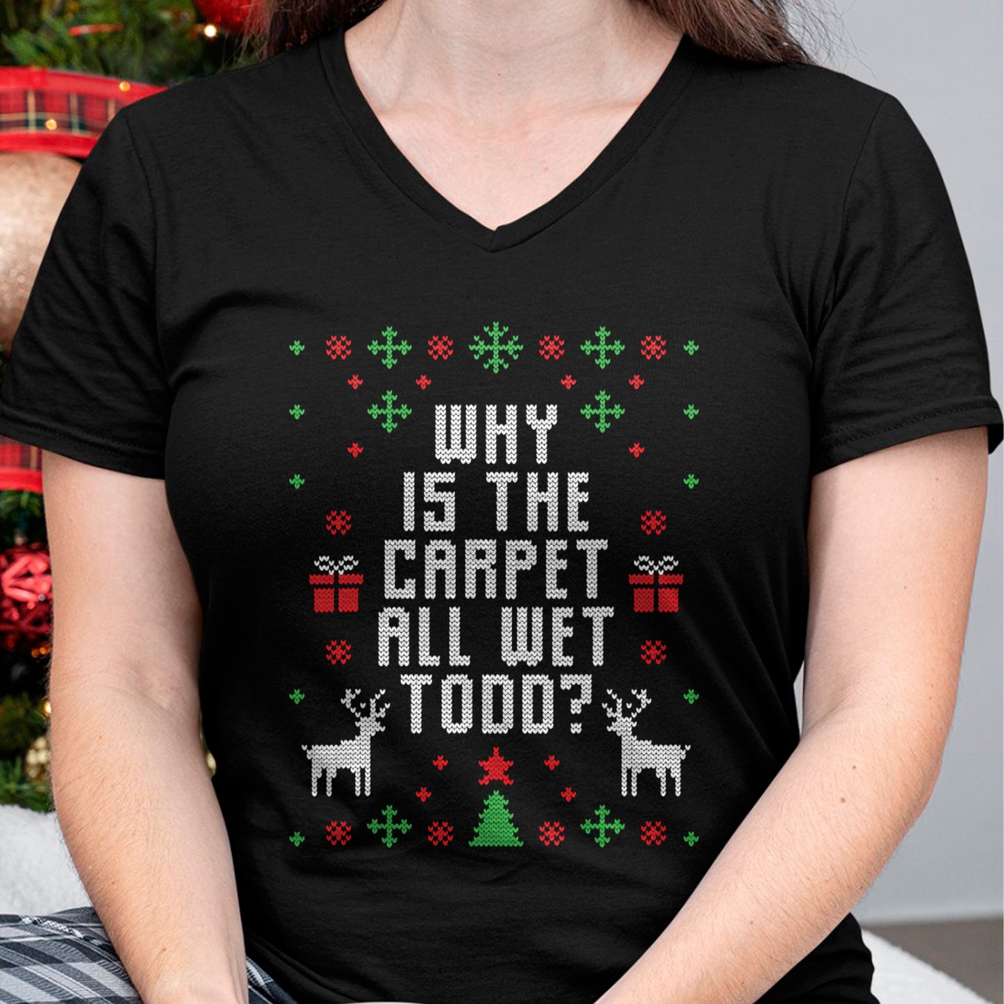 Kaemel Designs Ugly Christmas Sweater Todd T-Shirt - Christmas Unisex T-Shirt/Hoodie/Sweatshirt - NGHL00 (Copy)