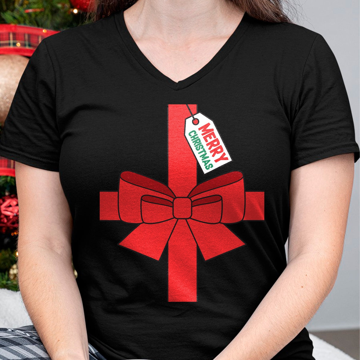 Funny DIY Christmas Present Costume T-Shirt - Christmas Unisex T-Shirt/Hoodie/Sweatshirt - NGHL00