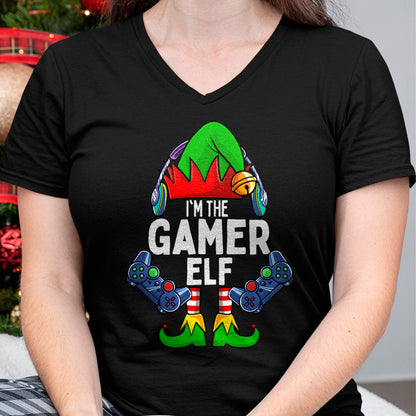 Gamer Elf Matching Family Christmas T-Shirt - Christmas Unisex T-Shirt/Hoodie/Sweatshirt - NGHL00