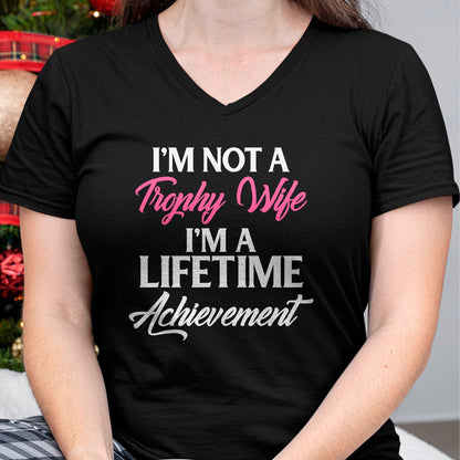 Trophy Gaming Wife Funny Mother Gift T-Shirt - Gift For Wife From Husband  Unisex T-Shirt/Hoodie - NGHL00 (SKUT-2310EMAILWIFE-19)