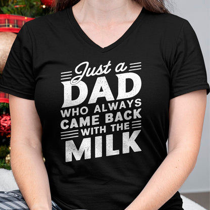 Just A Dad Who Always Came Back  Funny Dad for Men T-Shirt - Gift From Dad Unisex T-Shirt/Hoodie - NGHL00 (SKUT-2310EMAILDS-36)