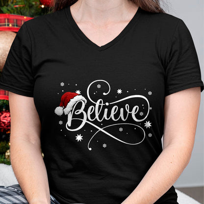 Christmas - Believe Santa Claus Believe Christmas Kids T-Shirt - Christmas Unisex T-Shirt/Hoodie/Sweatshirt - NGHL00