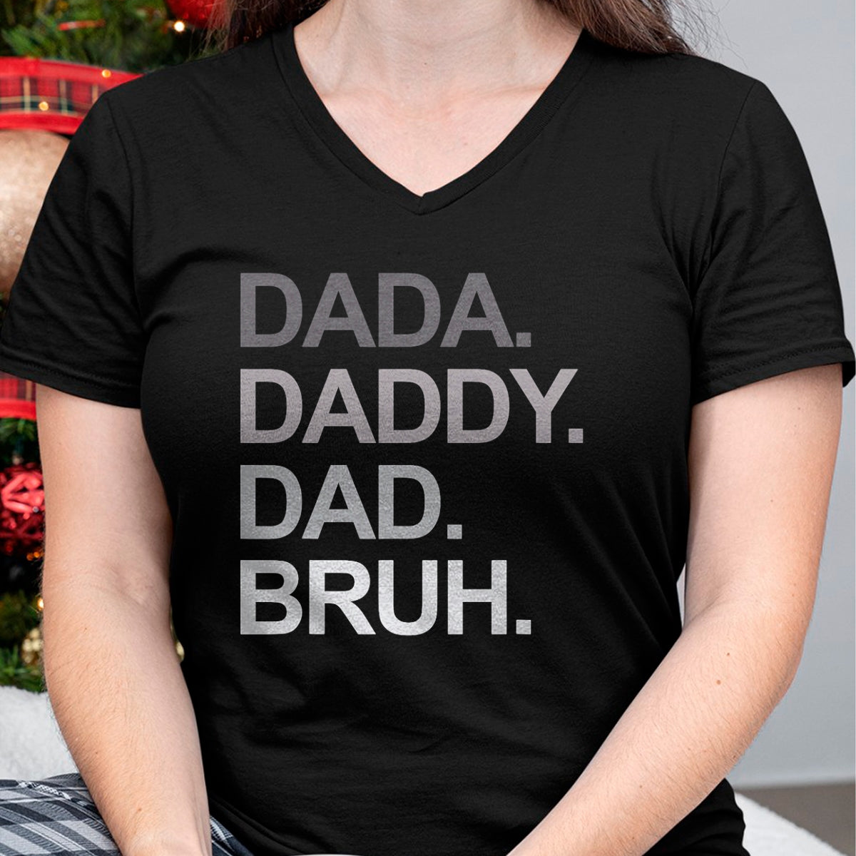 Dada Daddy Dad Bruh Funny Husband Dad Father's Day Mens T-Shirt - Gift From Dad Unisex T-Shirt/Hoodie - NGHL00 (SKUT-2310EMAILDS-13)