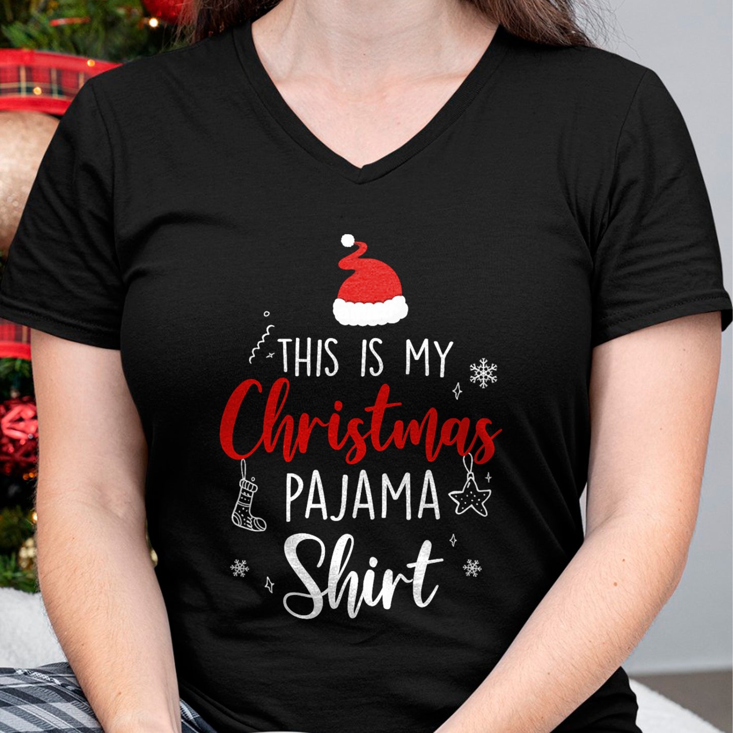 Funny Christmas PJ Pajama Men Women PJS for Family T-Shirt - Christmas Unisex T-Shirt/Hoodie/Sweatshirt - NGHL00