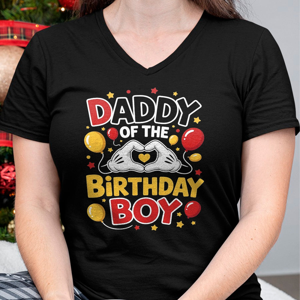 Daddy Of The Birthday Boy Shirt matching Dad Son Family Bday T-Shirt - Gift From Dad Unisex T-Shirt/Hoodie - NGHL00 (SKUT-2310EMAILDS-16)