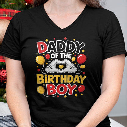 Daddy Of The Birthday Boy Shirt matching Dad Son Family Bday T-Shirt - Gift From Dad Unisex T-Shirt/Hoodie - NGHL00 (SKUT-2310EMAILDS-16)