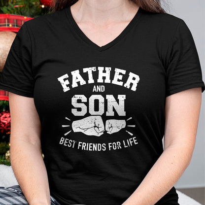 Father and son best friends for life T-Shirt - Gift From Dad Unisex T-Shirt/Hoodie - NGHL00 (SKUT-2310EMAILDS-22)