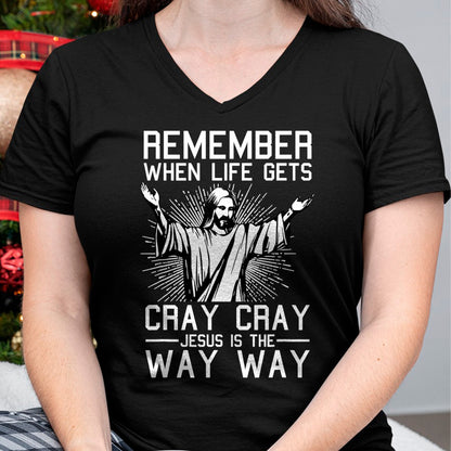 Jesus Is The Way Christmas Funny Faith Religious Christian T-Shirt - Christmas Unisex T-Shirt/Hoodie/Sweatshirt - NGHL00