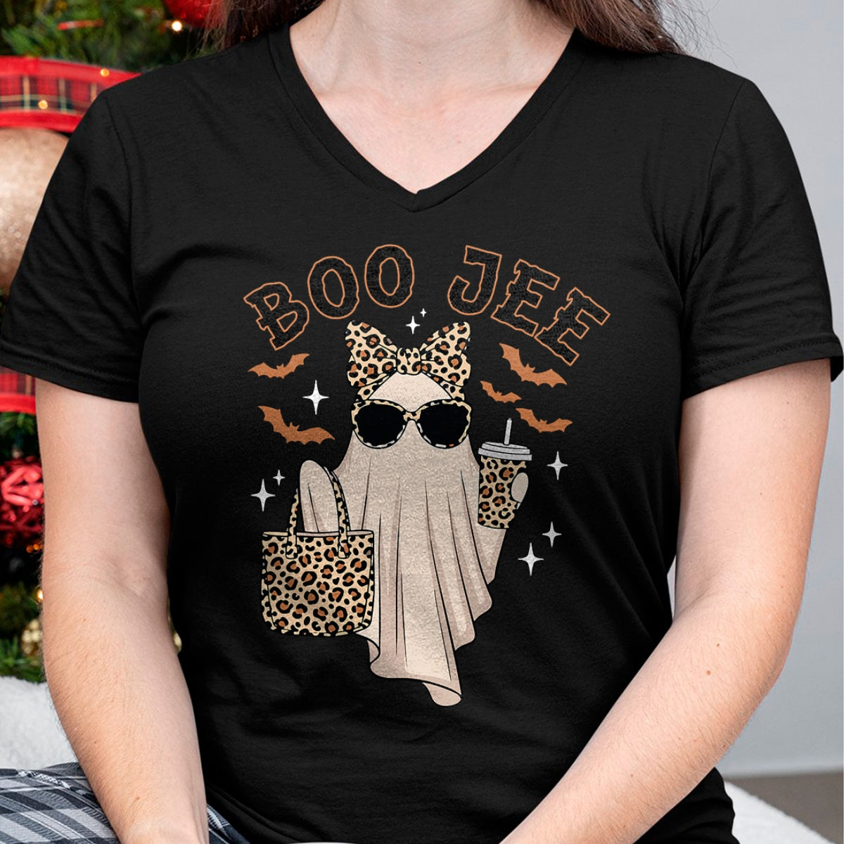 Boo JEE Boujee Pink Ghost Halloween October Vibes T-Shirt - Halloween Unisex T-Shirt/Hoodie - NGHL00 (Copy) (Copy) (Copy)