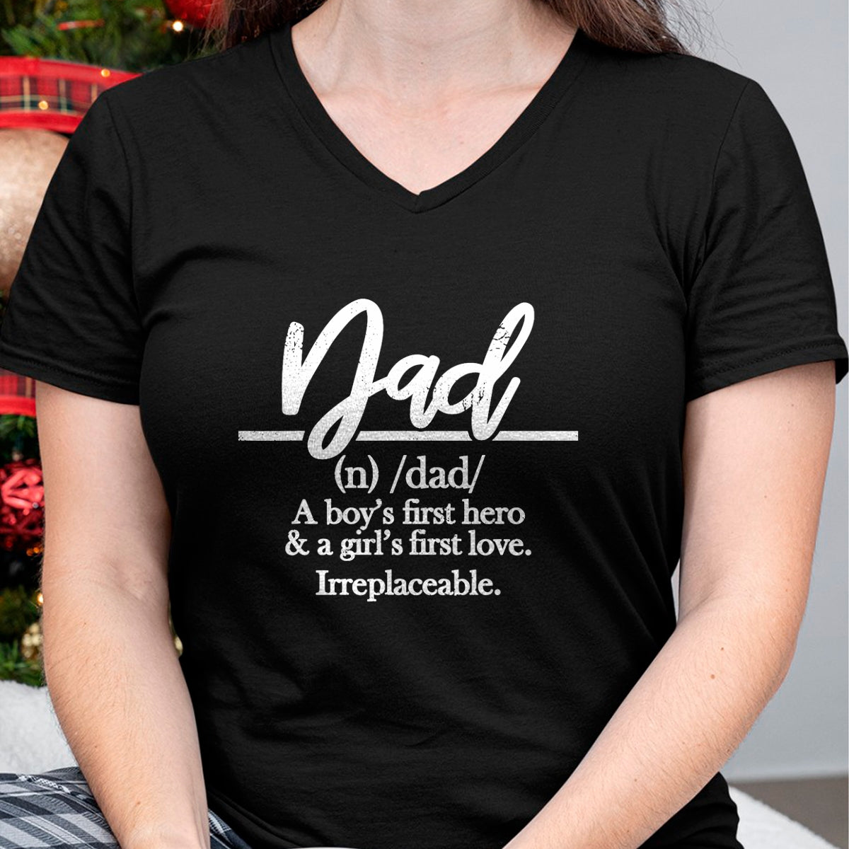 Dad Definition Shirts for Father from Son and Daughter T-Shirt - Gift From Dad Unisex T-Shirt/Hoodie - NGHL00 (SKUT-2310EMAILDS-10)