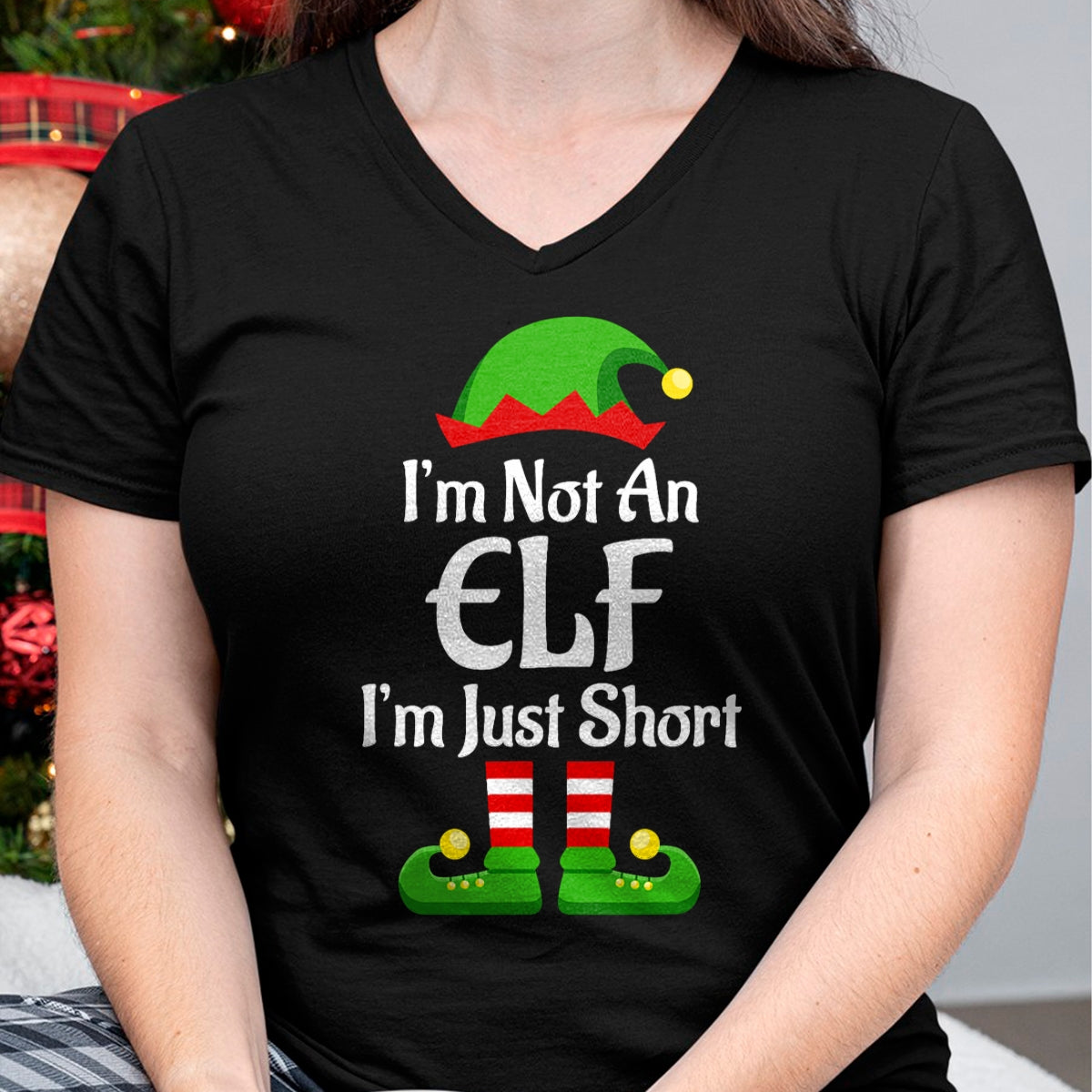 Im Not An Elf Family Christmas Pjs Matching Men Women Kids T-Shirt - Christmas Unisex T-Shirt/Hoodie/Sweatshirt - NGHL00
