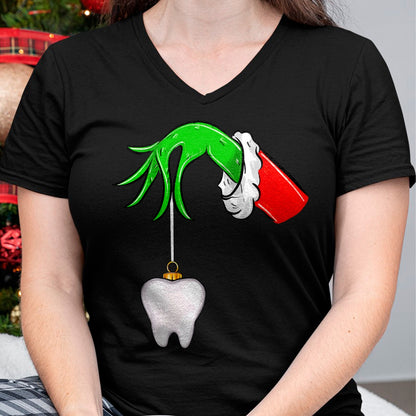 Christmas Tooth Dentist Dental Assistant Teeth Xmas Pajamas T-Shirt - Christmas Unisex T-Shirt/Hoodie/Sweatshirt - NGHL00