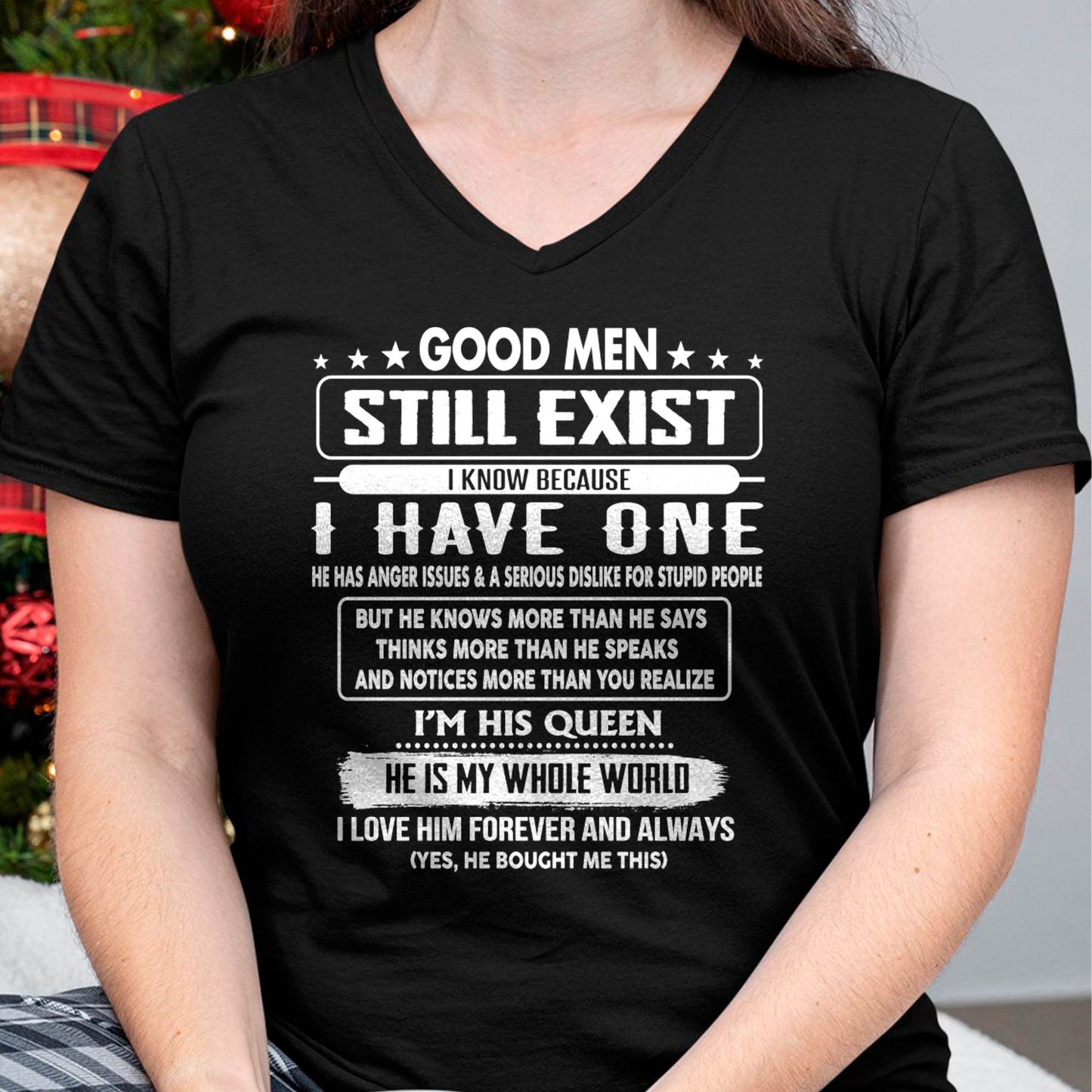 Good men Still Exist - gift for your girlfriend, wife from Husband - NGHL00 (SKU2602-42-00)