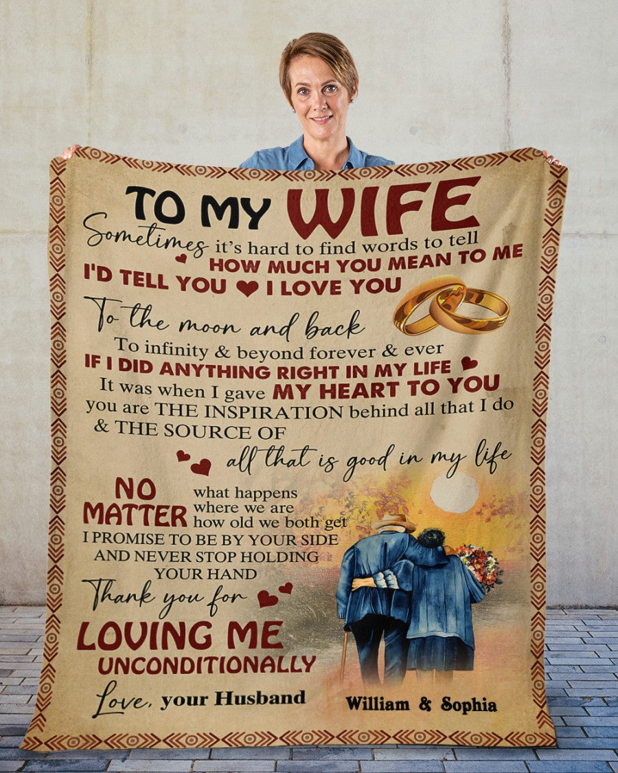 Special blanket for Wife - From Husband blanket