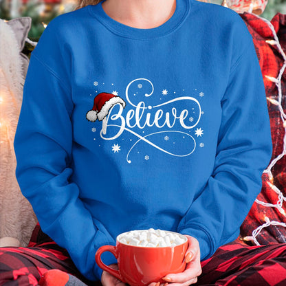 Christmas - Believe Santa Claus Believe Christmas Kids T-Shirt - Christmas Unisex T-Shirt/Hoodie/Sweatshirt - NGHL00