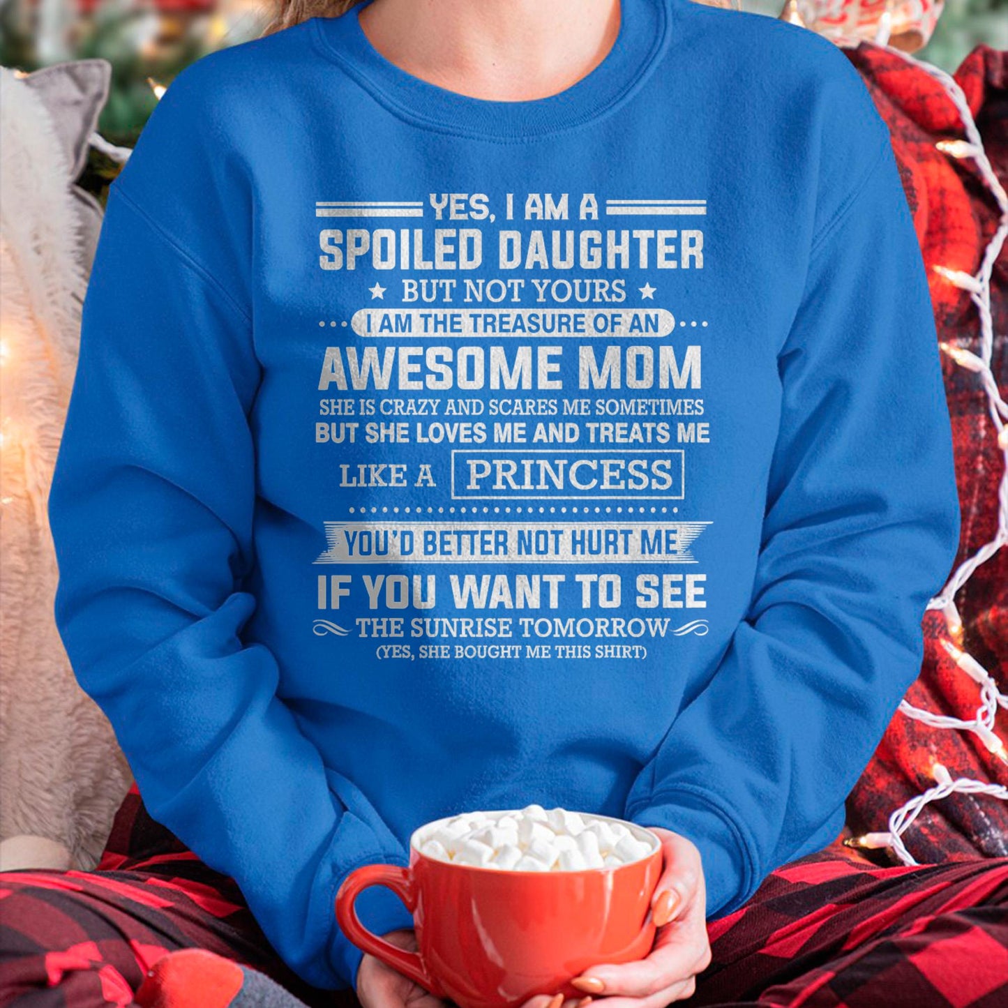 I Get My Attitude From My Freaking Awesome Mom - Gift for Daughter From Mom - NGHL00