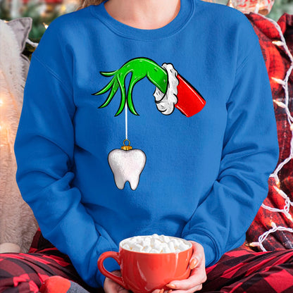 Christmas Tooth Dentist Dental Assistant Teeth Xmas Pajamas T-Shirt - Christmas Unisex T-Shirt/Hoodie/Sweatshirt - NGHL00