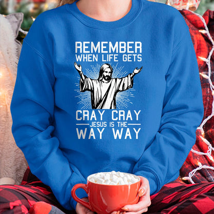 Jesus Is The Way Christmas Funny Faith Religious Christian T-Shirt - Christmas Unisex T-Shirt/Hoodie/Sweatshirt - NGHL00