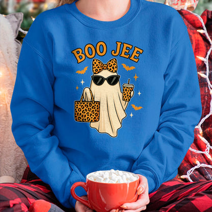 Boojee Ghost Halloween Shirt Women Girls Boo JEE Ghost Kids T-Shirt - Halloween Unisex T-Shirt/Hoodie - NGHL00