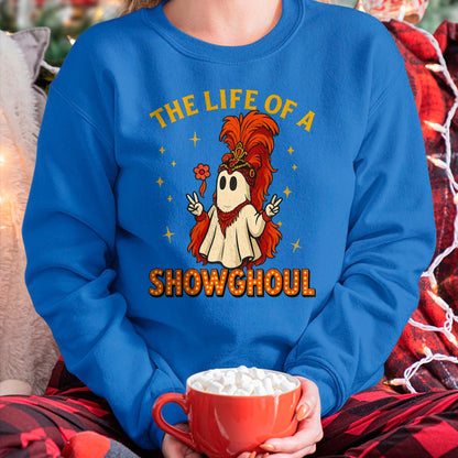 The Life of a Showghoul Funny Halloween Ghost Girl T-Shirt - Halloween Unisex T-Shirt/Hoodie - NGHL00