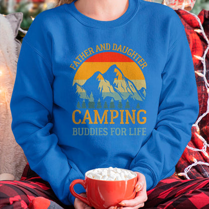 Father and Daughter Camping Buddies for Life Gift for Dad T-Shirt - Gift for Daughter from Dad - NGHL00 Hoodie (SKU-T1410DD-A03)
