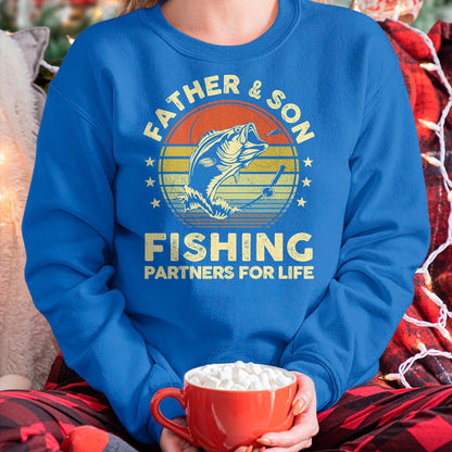 Father Son Matching Fishing Funny Bass Fish Dad Graphic T-Shirt - Gift From Dad Unisex T-Shirt/Hoodie - NGHL00 (SKUT-2310EMAILDS-27)