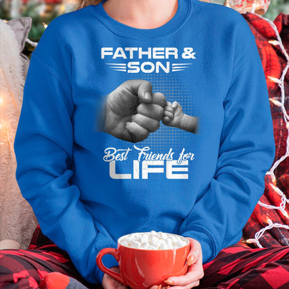 Father & Son Best Friends For Life Matching Father's Day T-Shirt - Gift From Dad Unisex T-Shirt/Hoodie - NGHL00 (SKUT-2310EMAILDS-19)