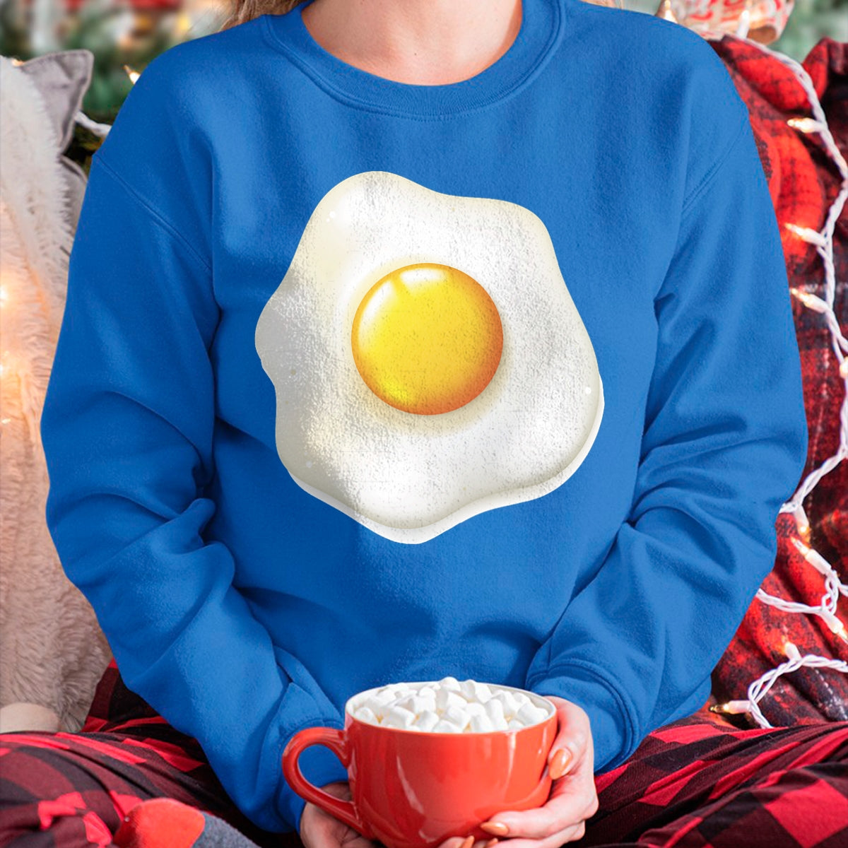 Egg Costume T-Shirt Funny Christmas  Halloween Egg Shirt T-Shirt - Christmas Unisex T-Shirt/Hoodie/Sweatshirt - NGHL00