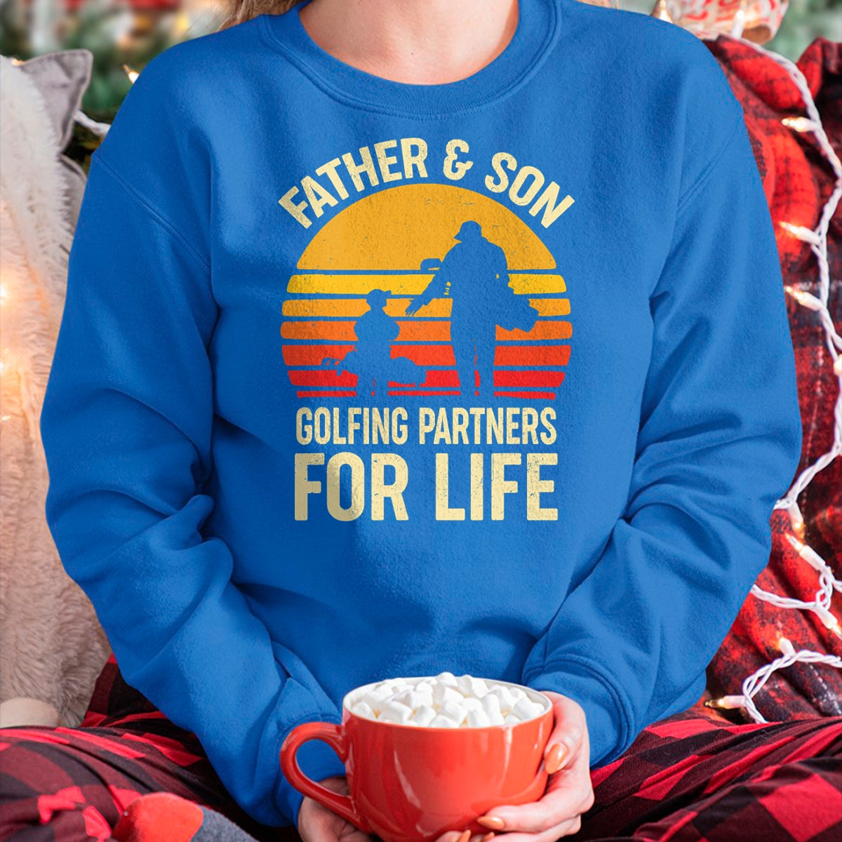 Golf Golfing Father Son Matching Dad T-Shirt - Gift From Dad Unisex T-Shirt/Hoodie - NGHL00 (SKUT-2310EMAILDS-31)