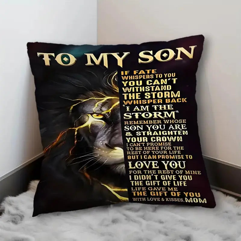 Special Gift For Your Son From Mom- Pillow (SKUP10-111)