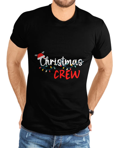 Christmas Crew Xmas Lights Family Matching Pajamas Holiday T-Shirt - Christmas Unisex T-Shirt/Hoodie/Sweatshirt - NGHL00
