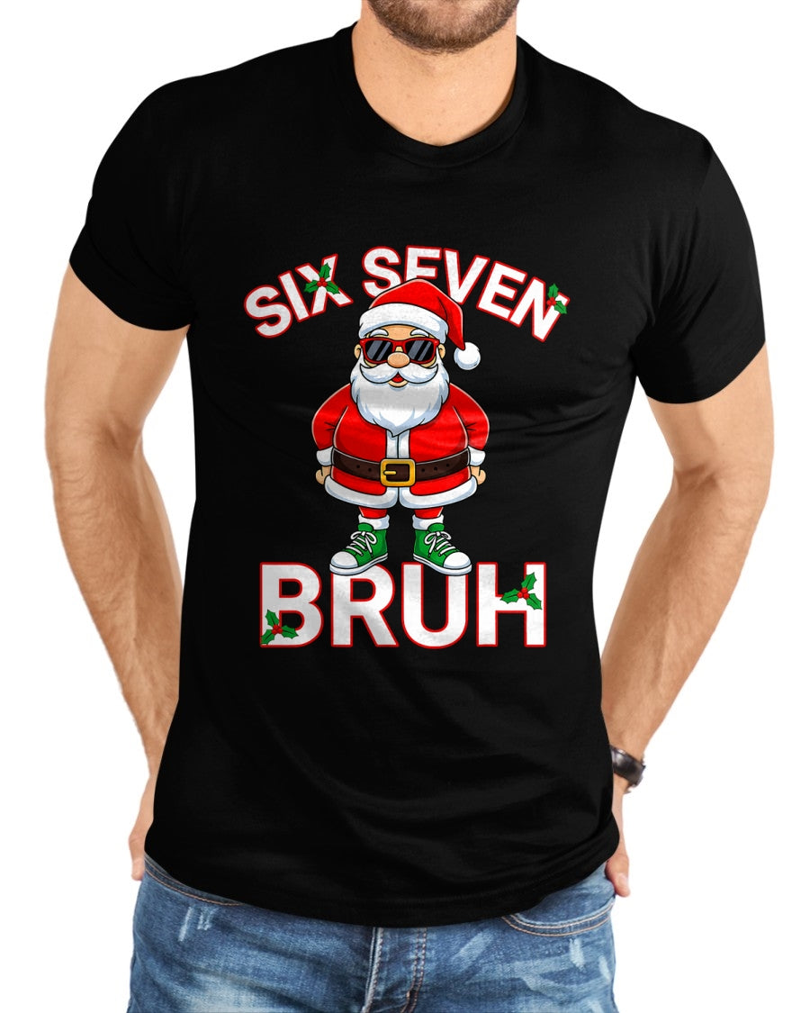 Funny 67 Six Seven Christmas Bruh Santa T-Shirt - Christmas Unisex T-Shirt/Hoodie/Sweatshirt - NGHL00