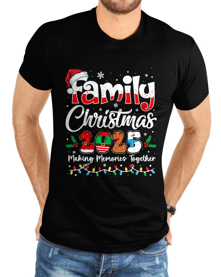 Family Christmas 2025 Matching Outfit Xmas Squad Santa T-Shirt - Christmas Unisex T-Shirt/Hoodie/Sweatshirt - NGHL00